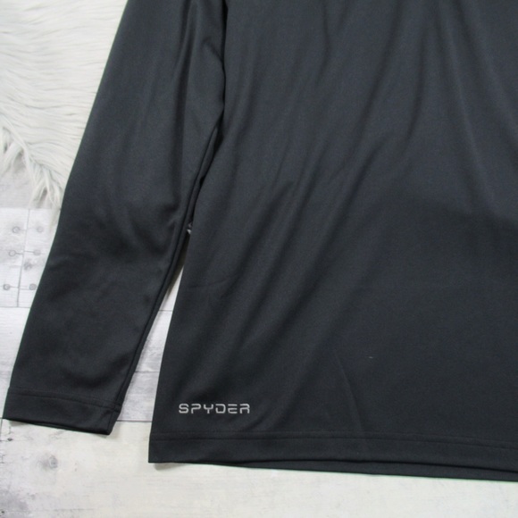 SPYDER Kelso Mountian Dry W.e.b. Quarter Zip T-Neck Pullover Sweatshirt Mens XL - Picture 4 of 12